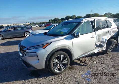 2021 Nissan Rogue Sl Fwd из США, поврежденный, VIN 5N1AT3CAXMC758137